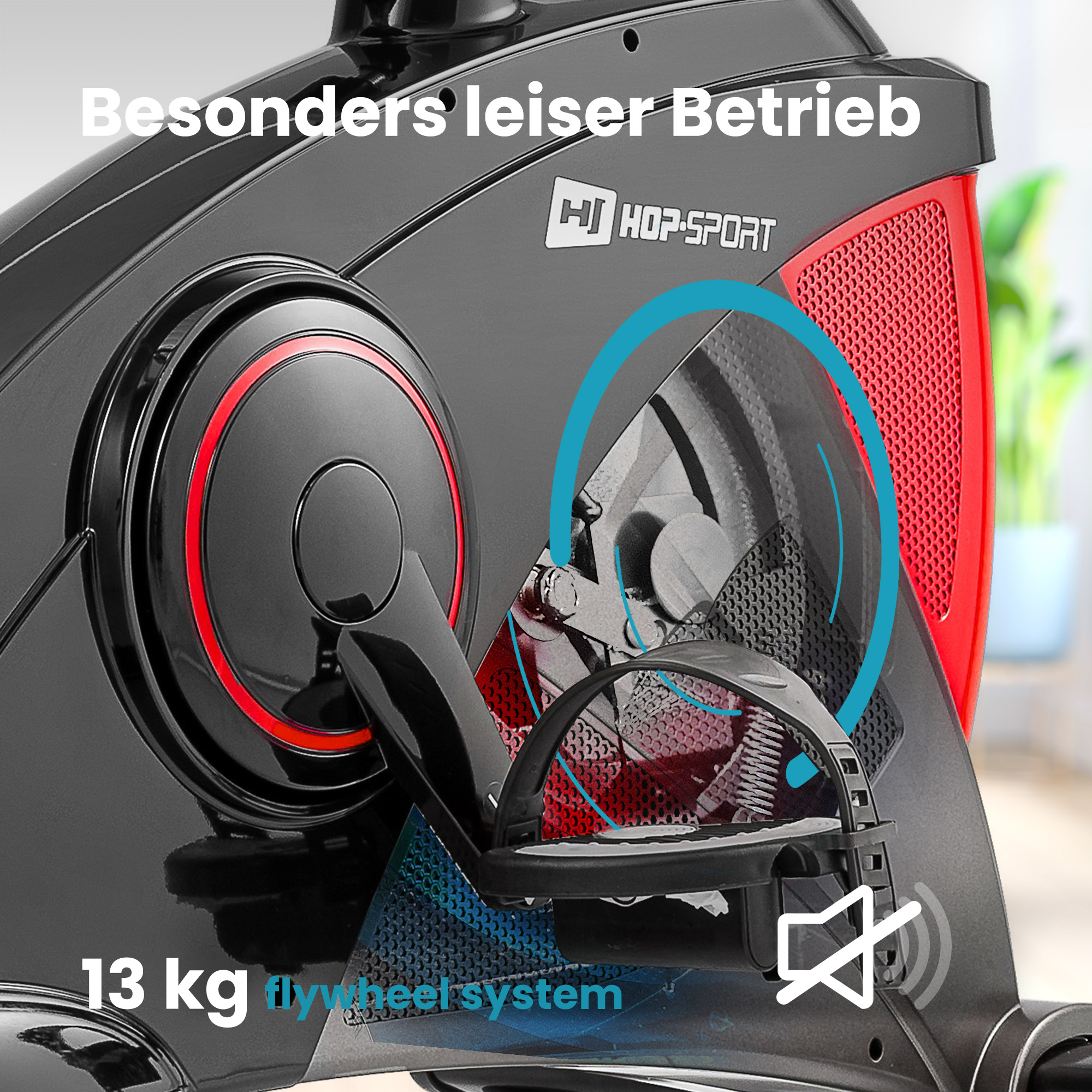 Solide en massief vliegwiel van 13 kg