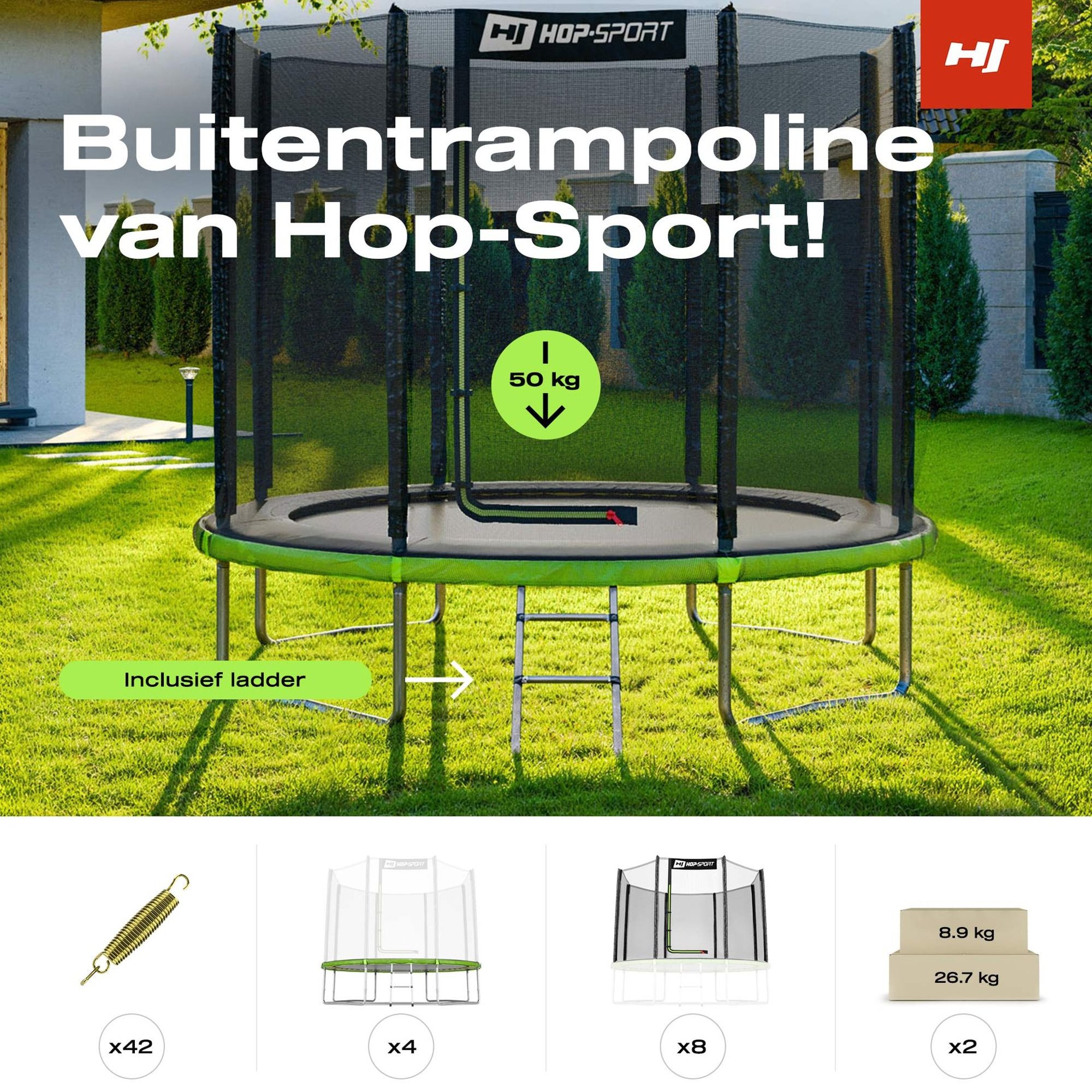 Compleet set – direct klaar voor gebruik