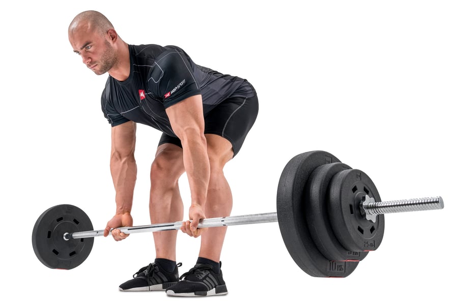 Hantelset 39kg + Langhantelstan