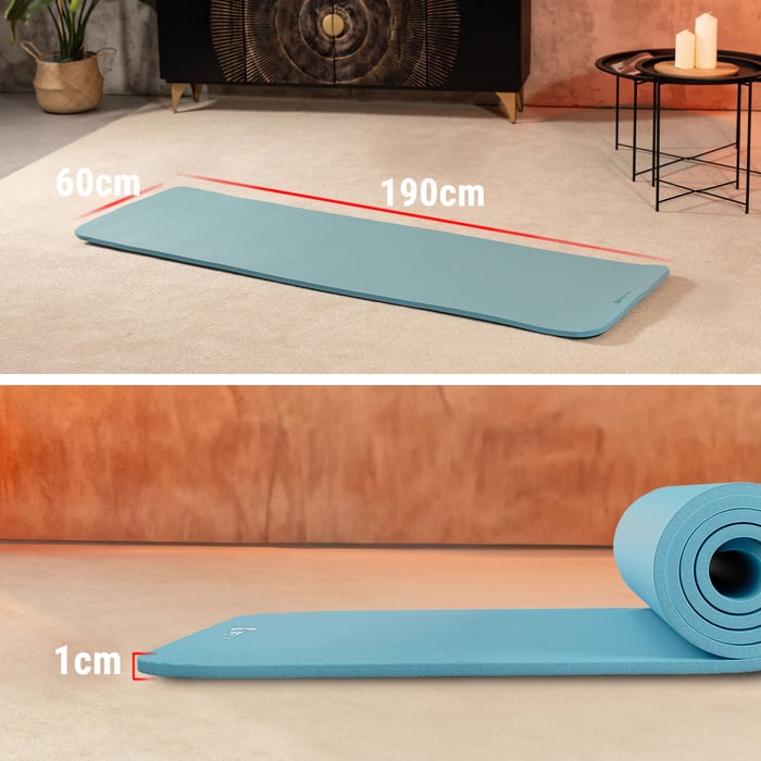 afmetingen van de fitnessmat