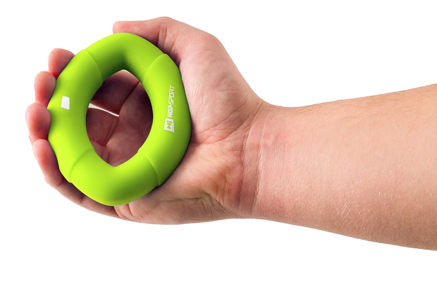 Ovaler Handtrainer aus Silikon