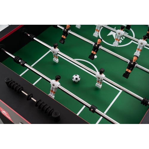 Tischkicker ULTRA- schwarz/weiß