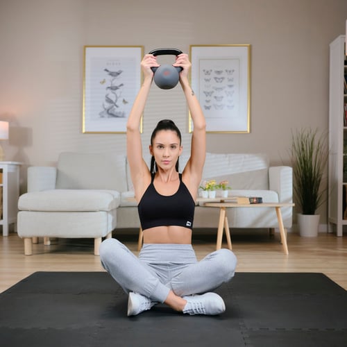 Hop-Sport Kettlebell aus Gussei