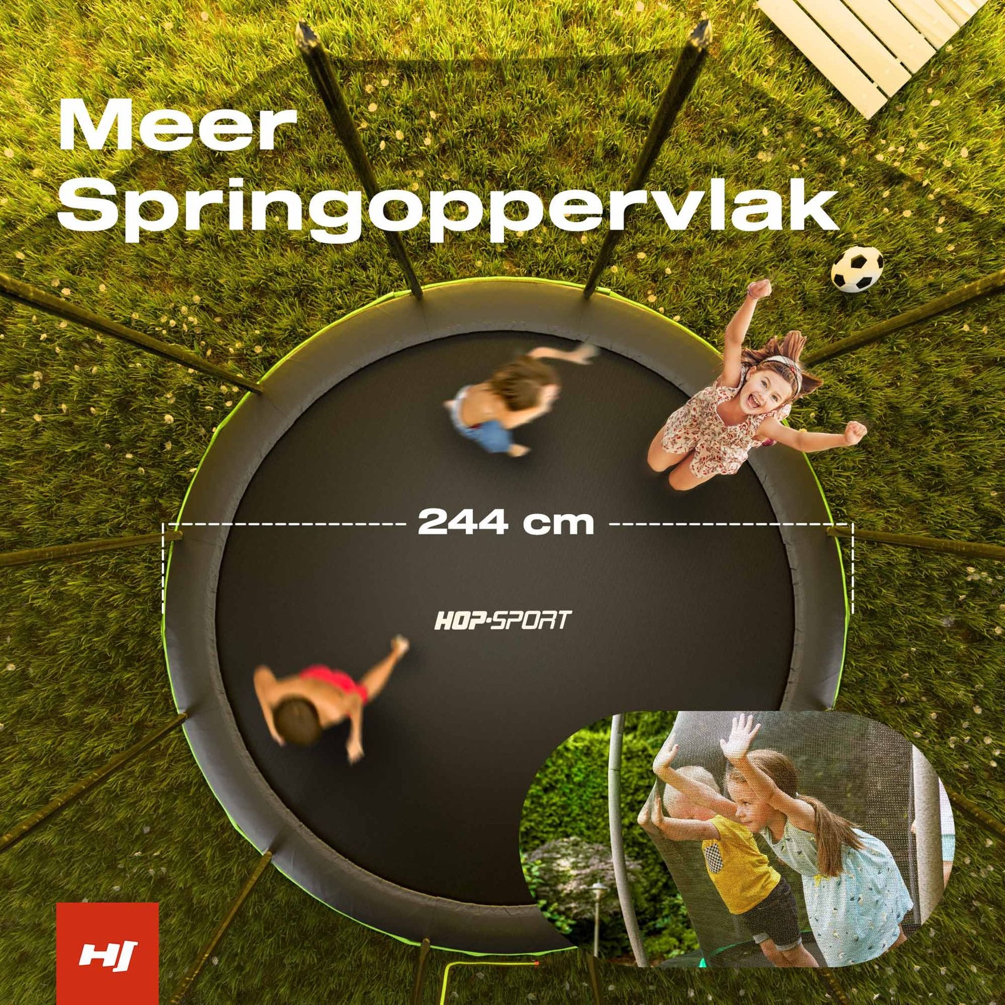 Ruime springoppervlakte