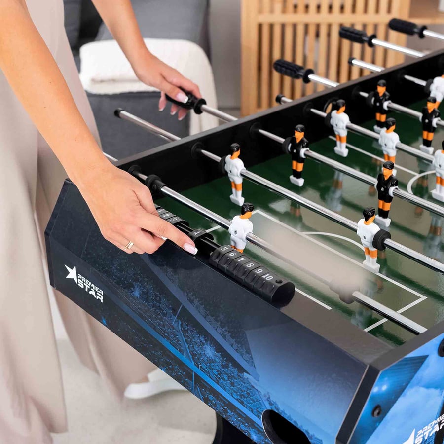 Tischkicker SECTOR- schwarz-wei