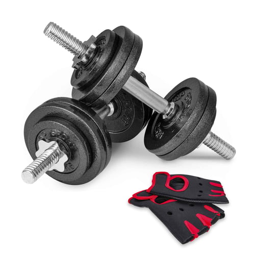 Hop-Sport Guss Kurzhantelset 2x