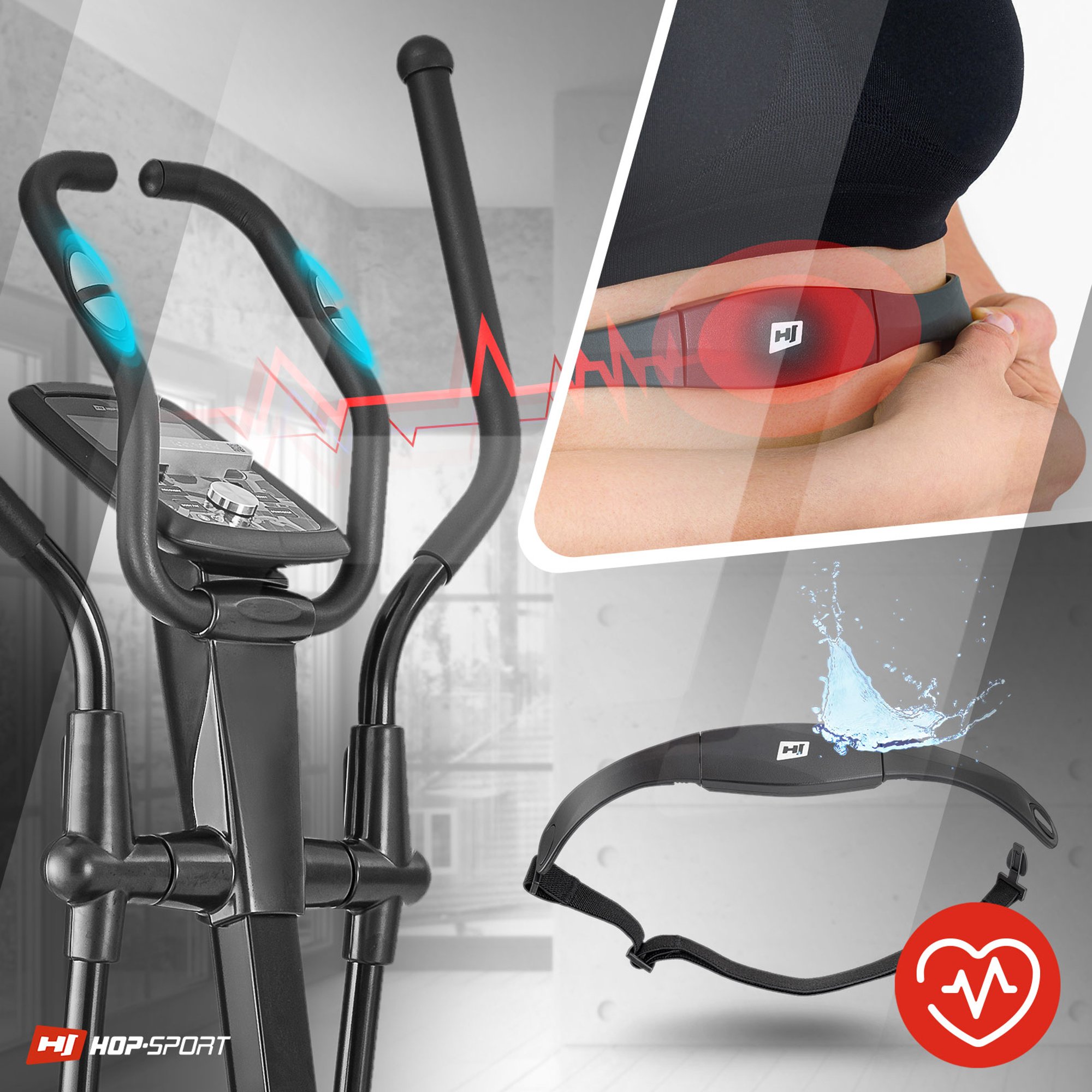 Compatibiliteit met de borstband HS-095PR van Hop-Sport