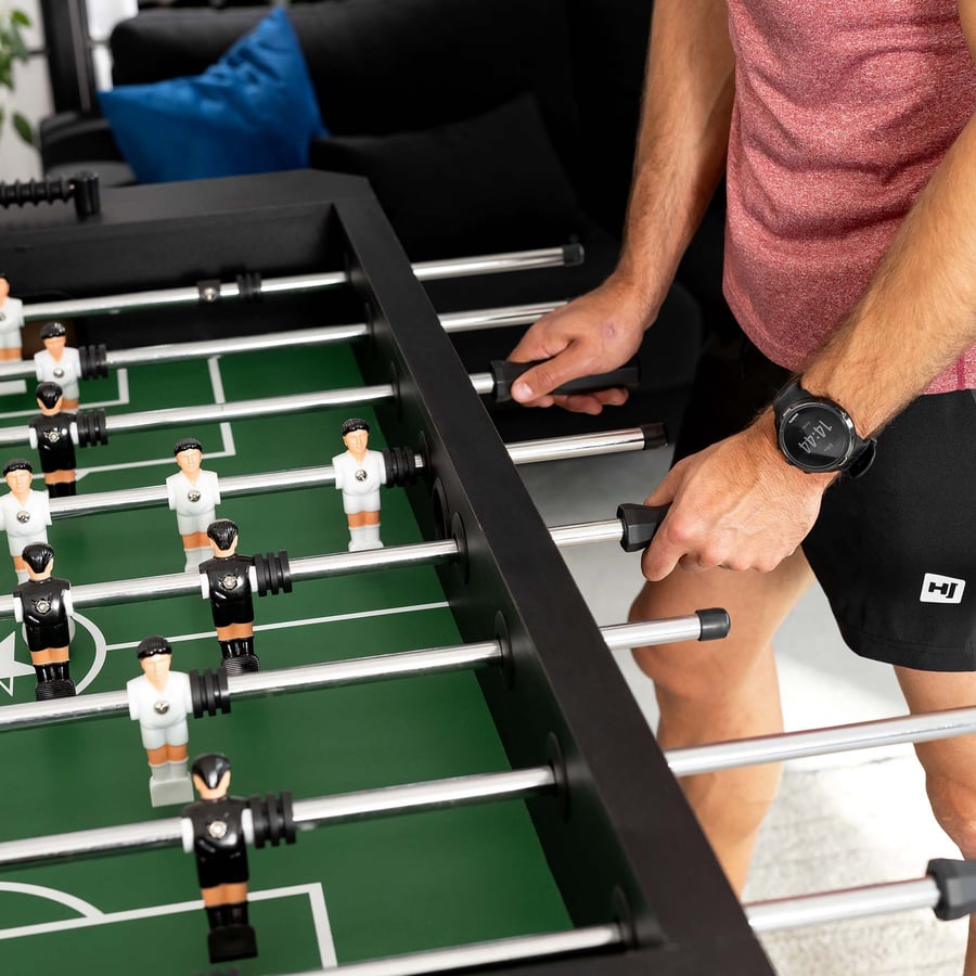 Tischkicker ULTRA- schwarz/weiß