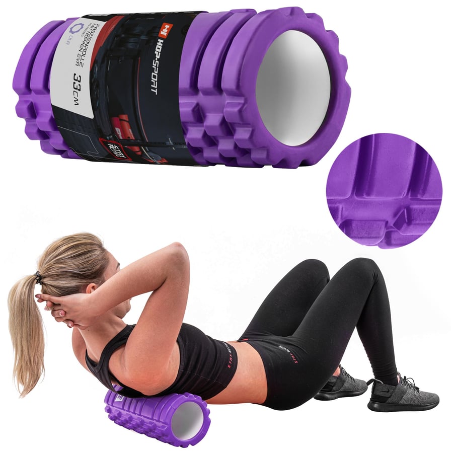 Faszienrolle mit Massagewellen