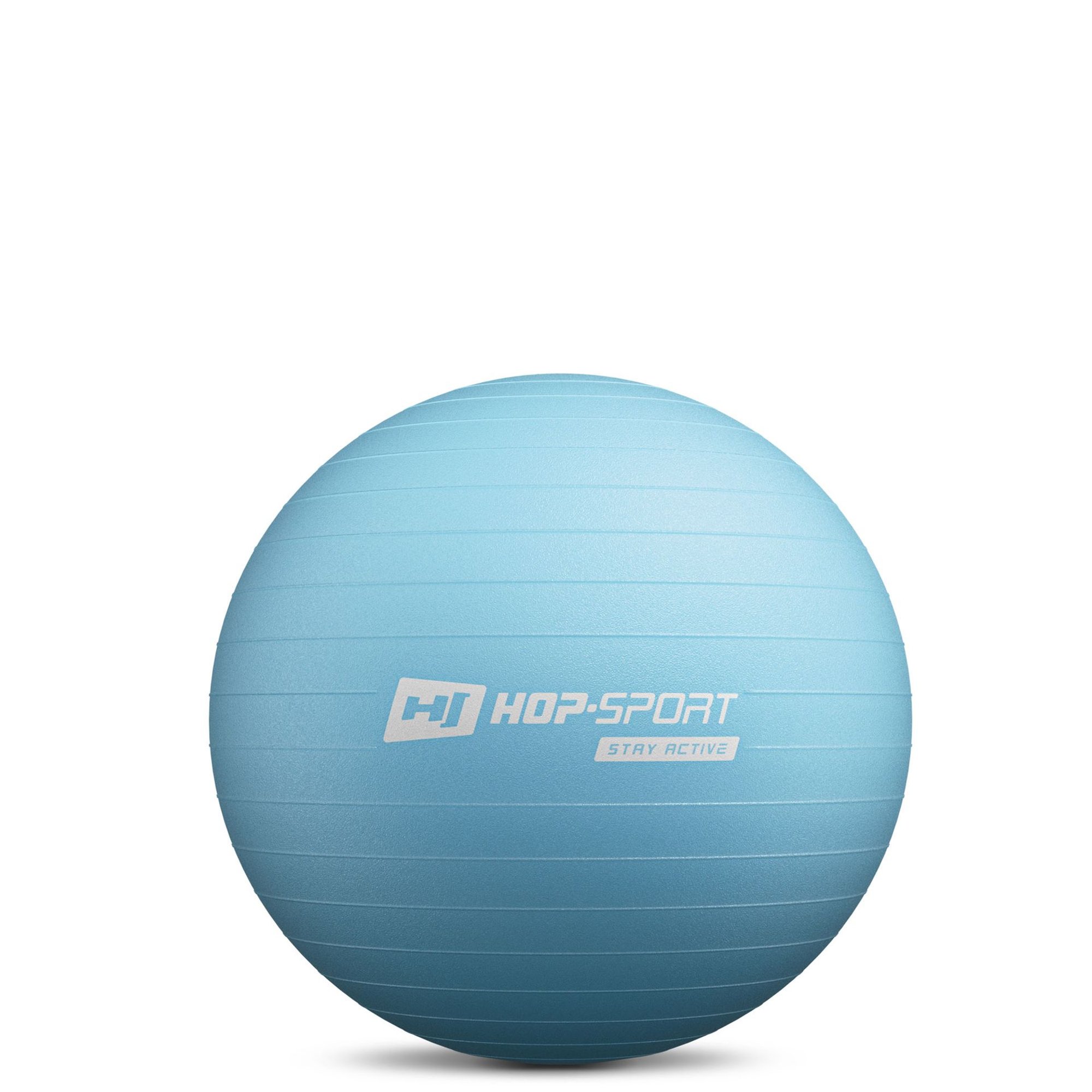 Lichtblauwe fitnessbal van Hop-Sport