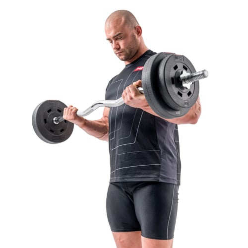 Hop-Sport Hantelset 75kg, Hante