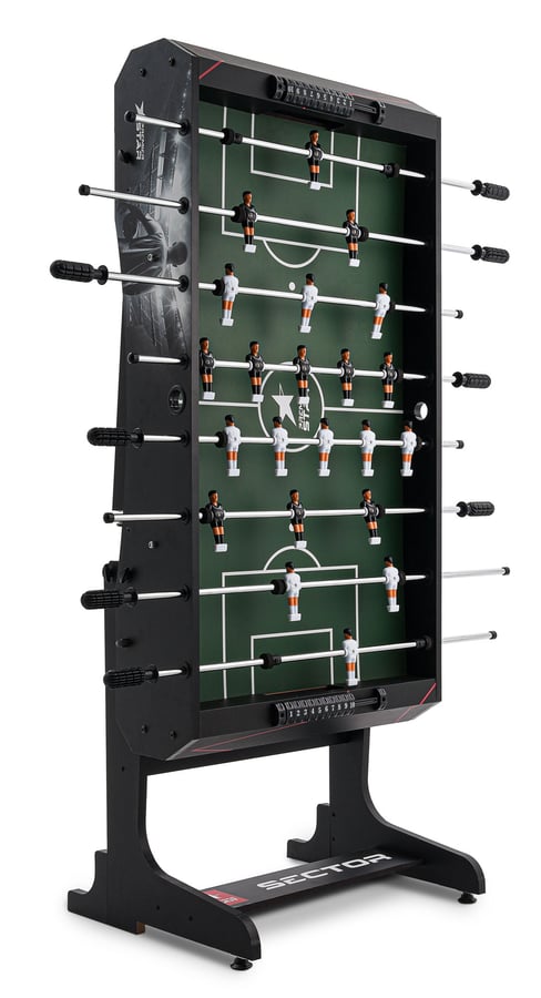 Tischkicker SECTOR- schwarz-wei