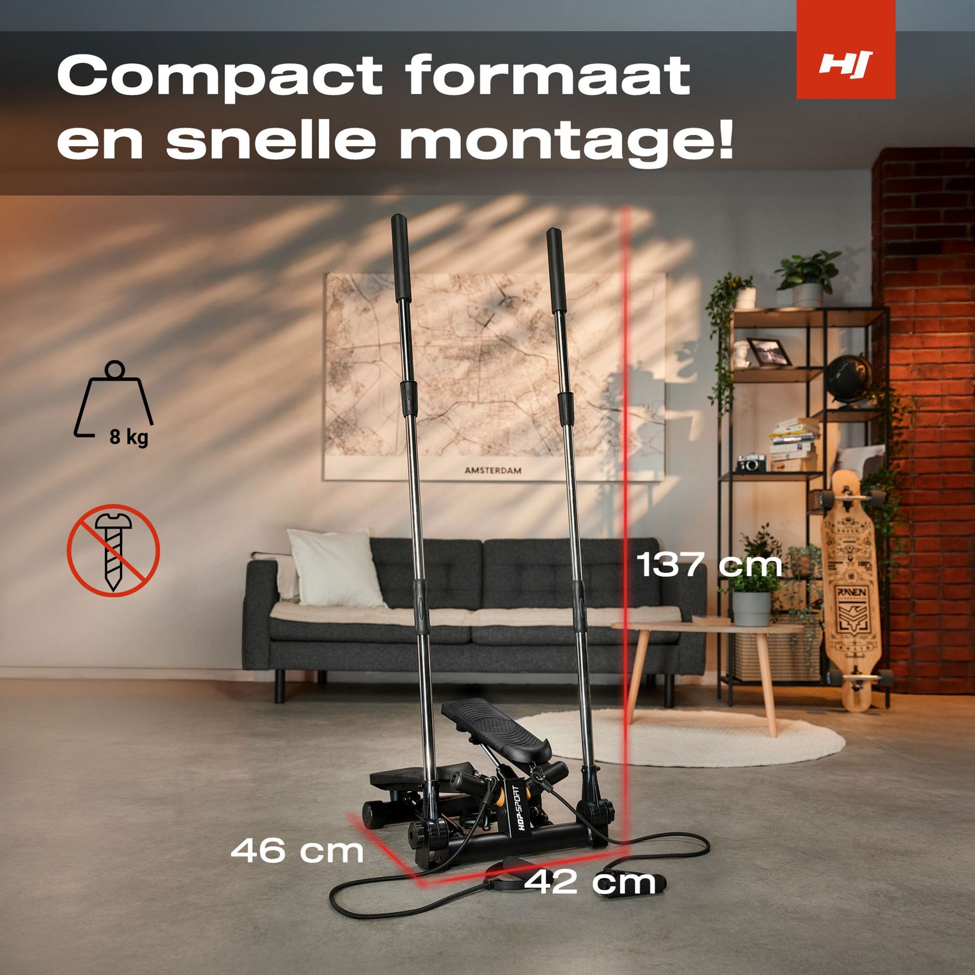 Compacte HS-050S Norg stepper van Hop-Sport