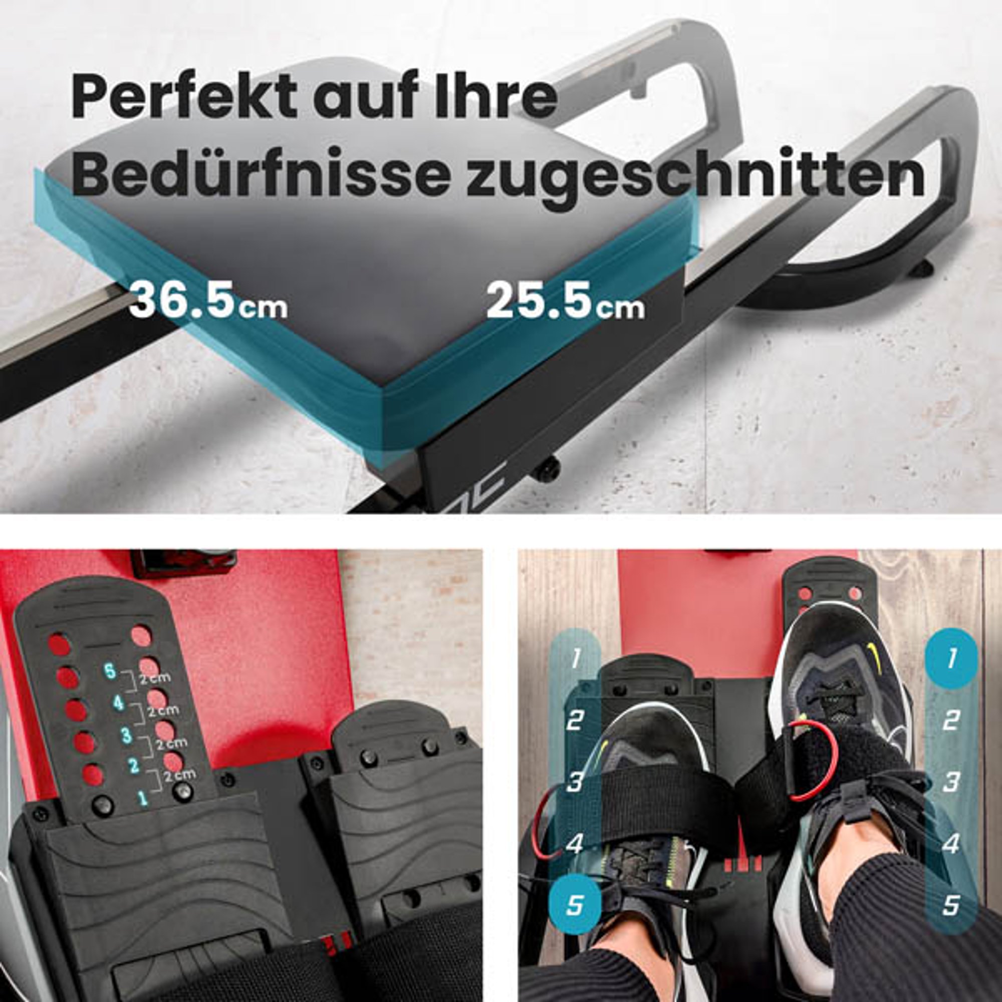 Antislip voetpedalen en ergonomische zitting bij 070R Nuke