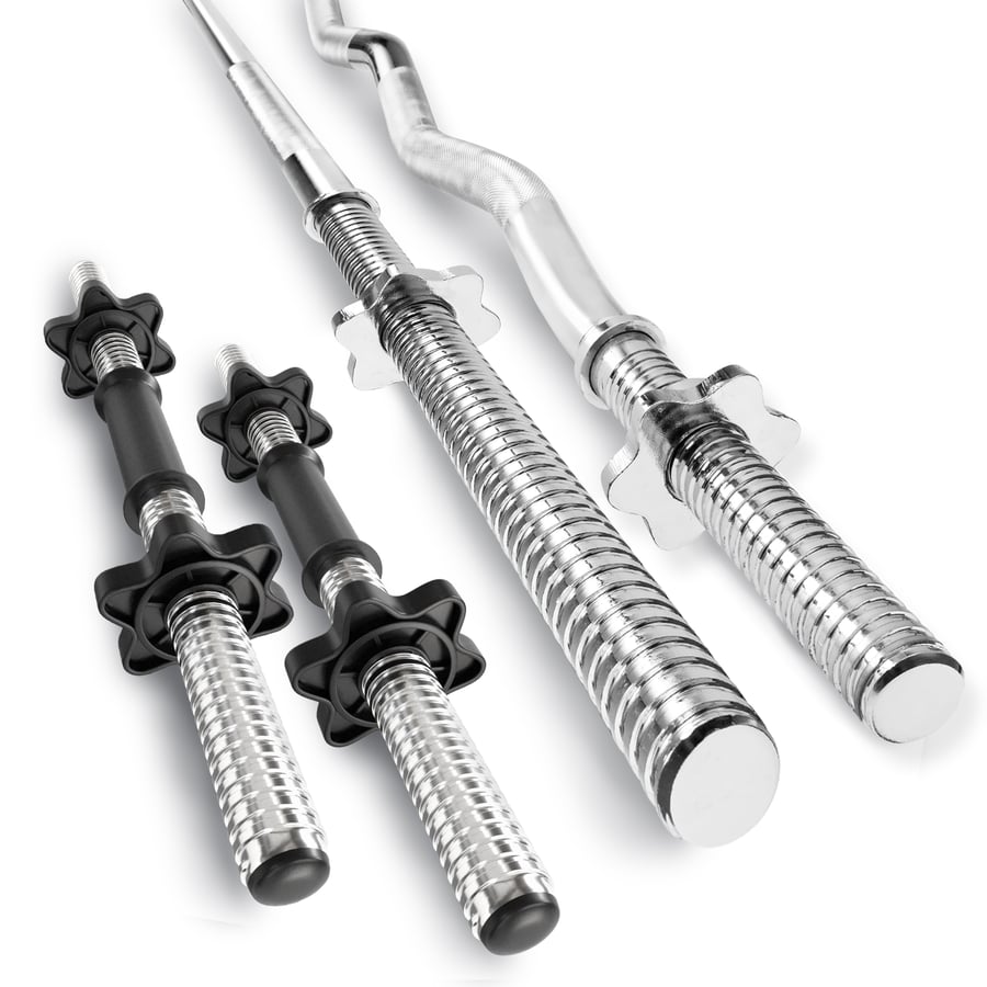 Hantelset 135kg + Hantelbank HS