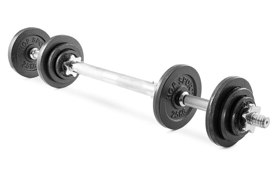 Gusseisen Kurzhantel-Set 2x10kg