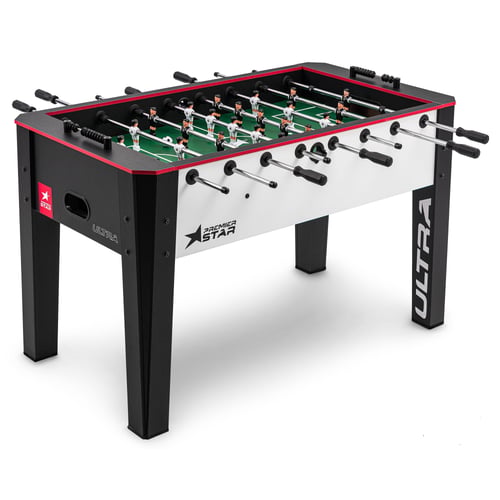 Tischkicker ULTRA- schwarz/weiß