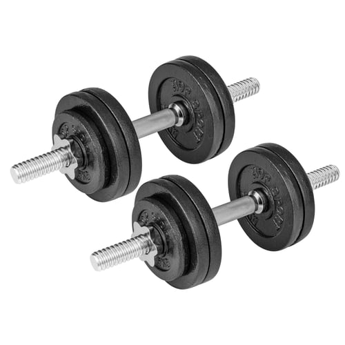 Hop-Sport Guss Kurzhantelset 2x