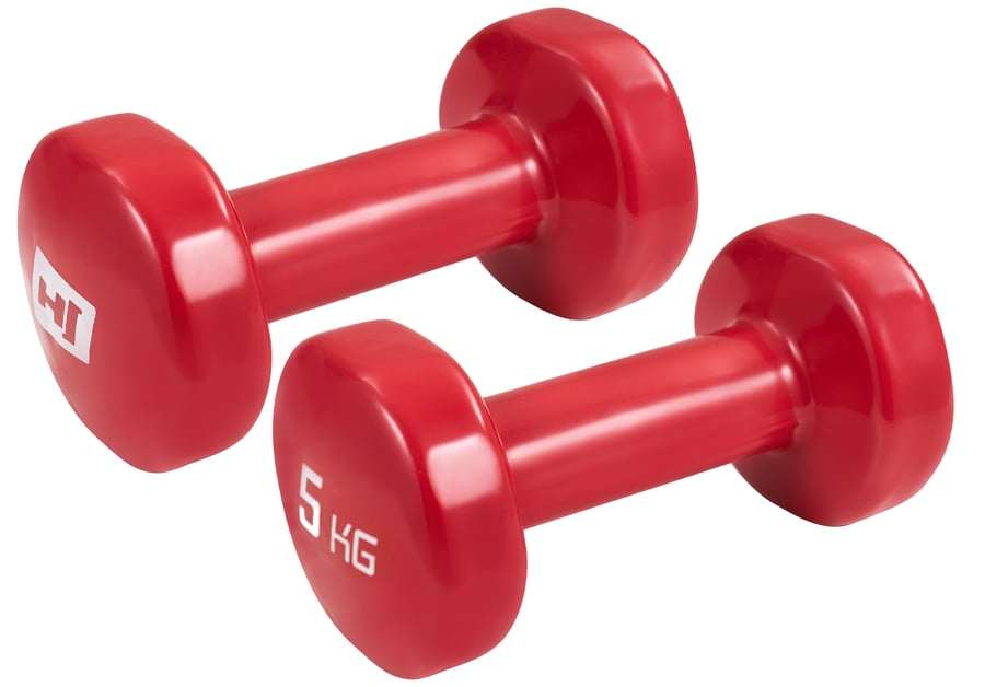 Kurzhantel 2er Set aus Vinyl 2x