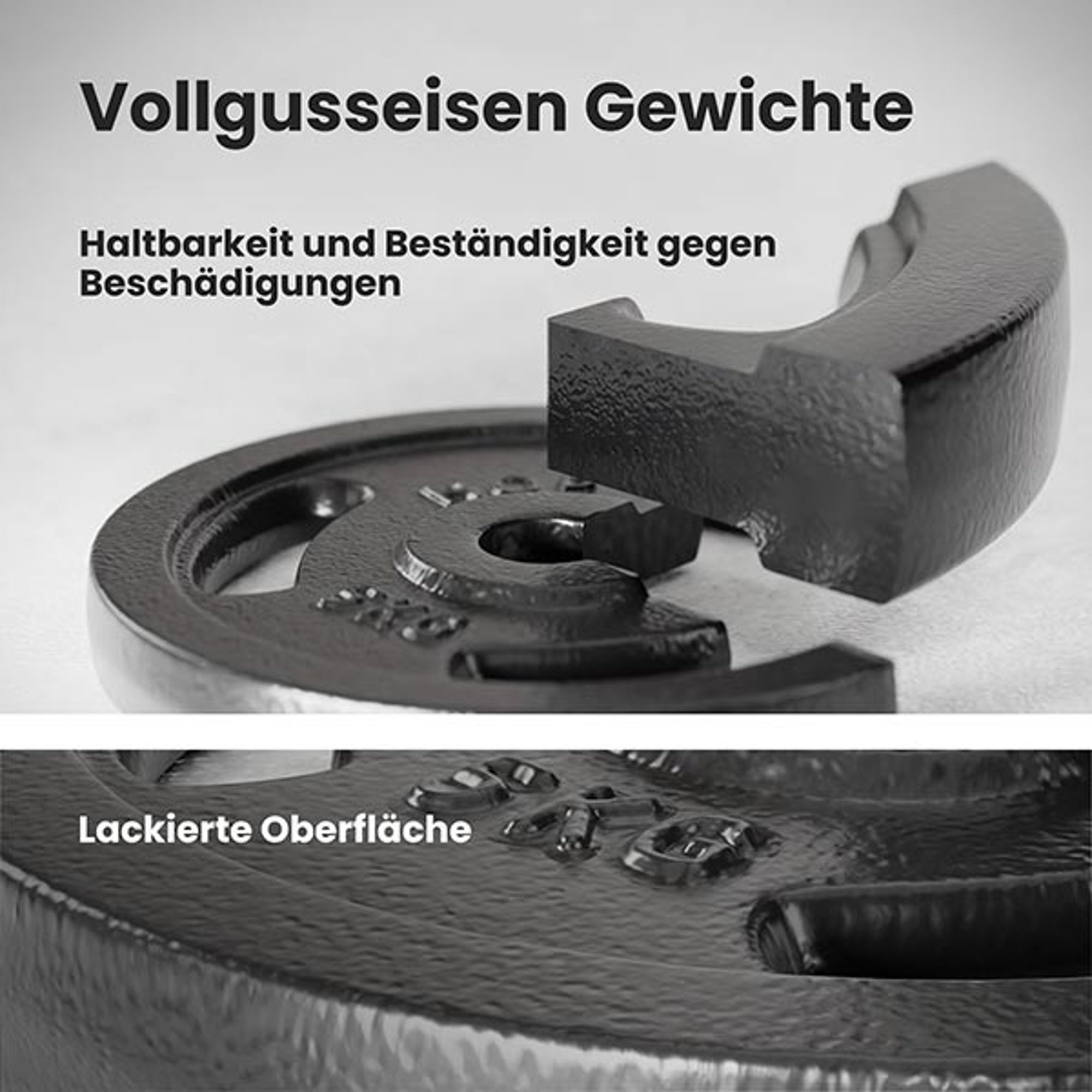 Bijzonderheden van de gewichten van gietijzer