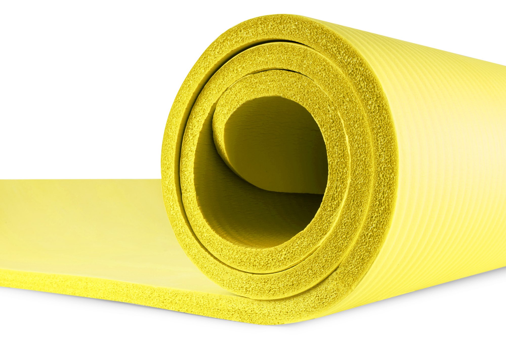 Dikte van de mat 1,5 cm geel