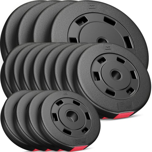 Hantelset 99kg mit Hantelbank 1