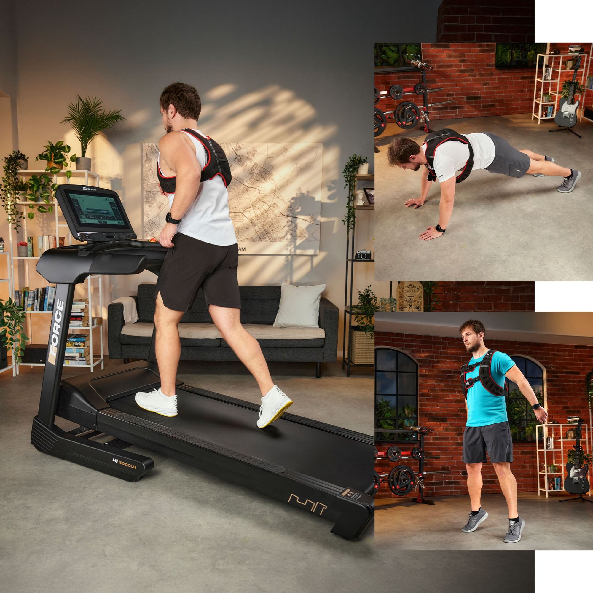 Veelzijdig gebruik van gewichtsvest bij training