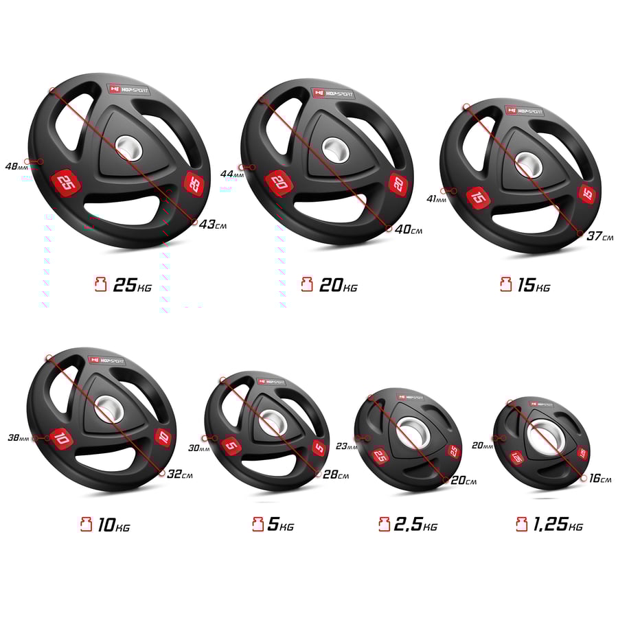 Olympia Guss Hanteltet 54kg mit