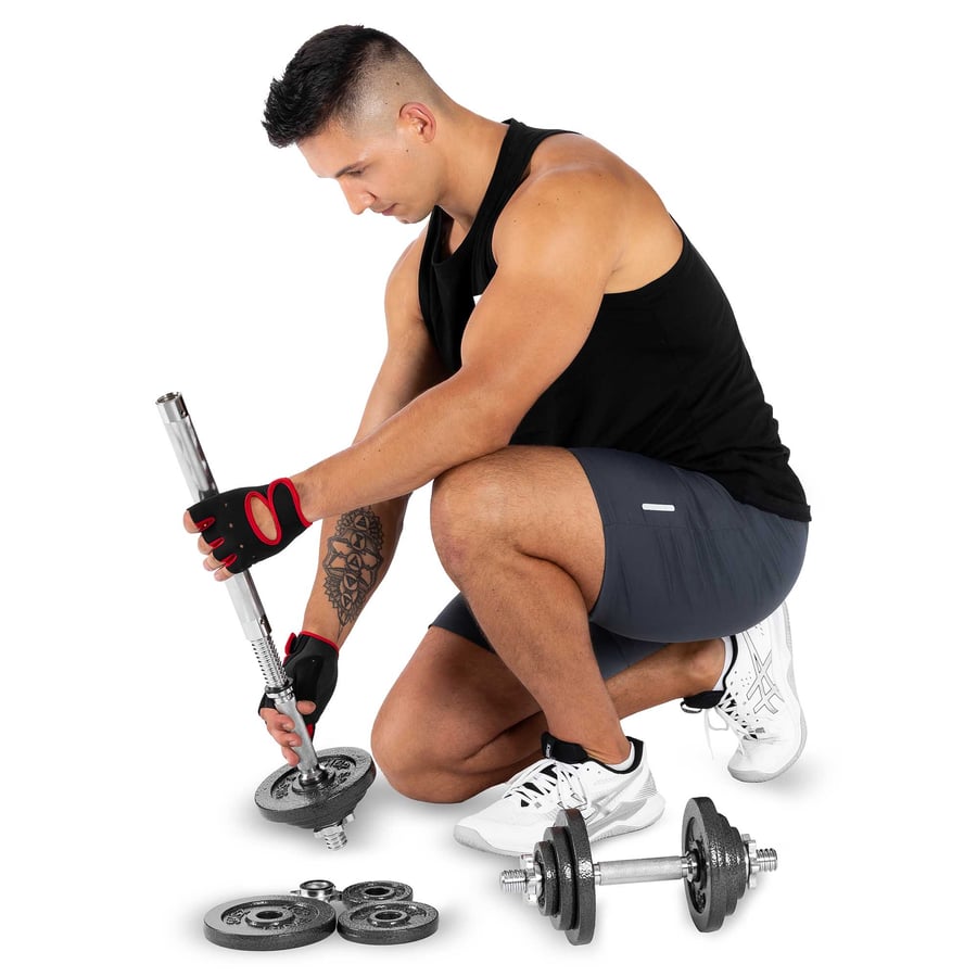 Gusseisen Kurzhantel-Set 2x15kg