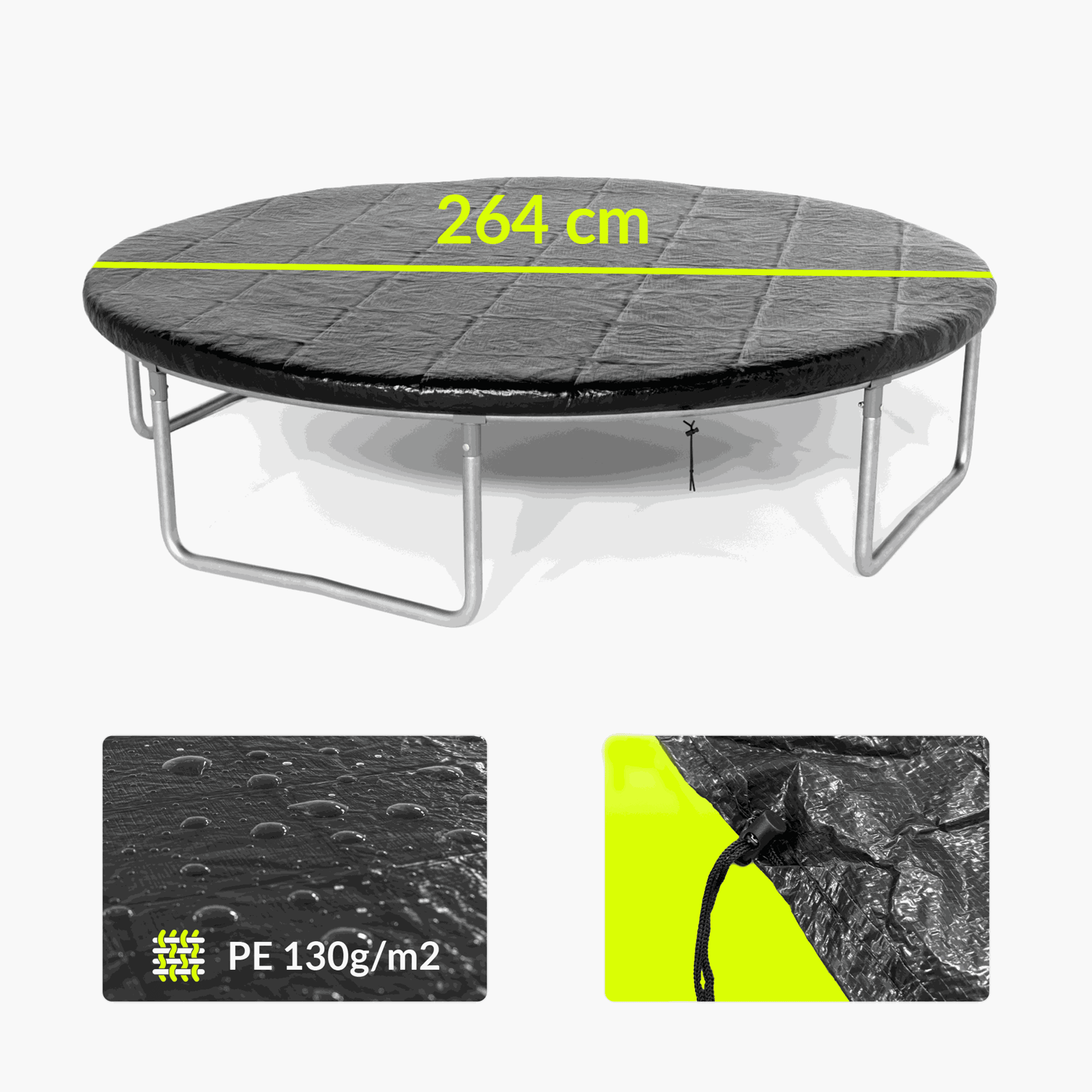 Afdekzeil voor Trampoline 244 cm 8FT