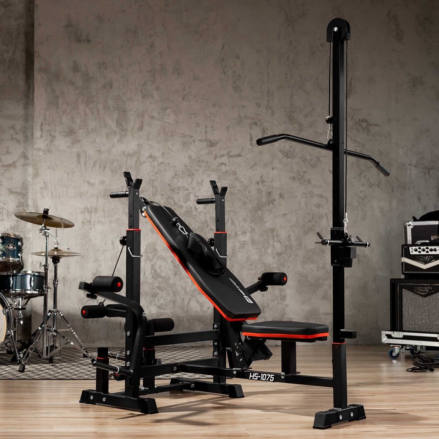 Hantelbank HS-1075 mit Latzug