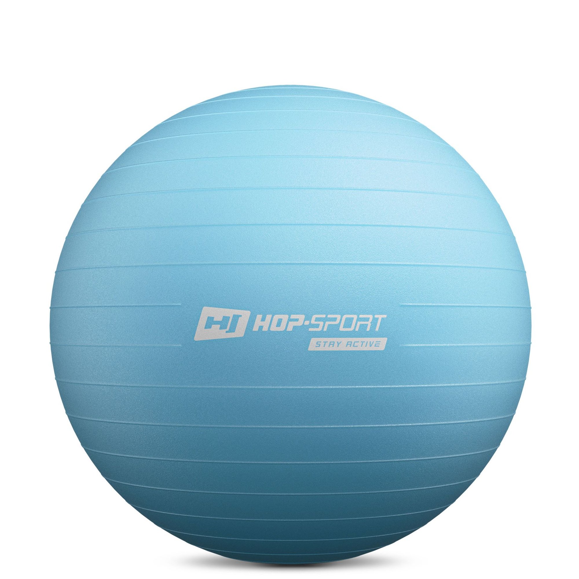 Lichtblauwe fitnessbal van Hop-Sport