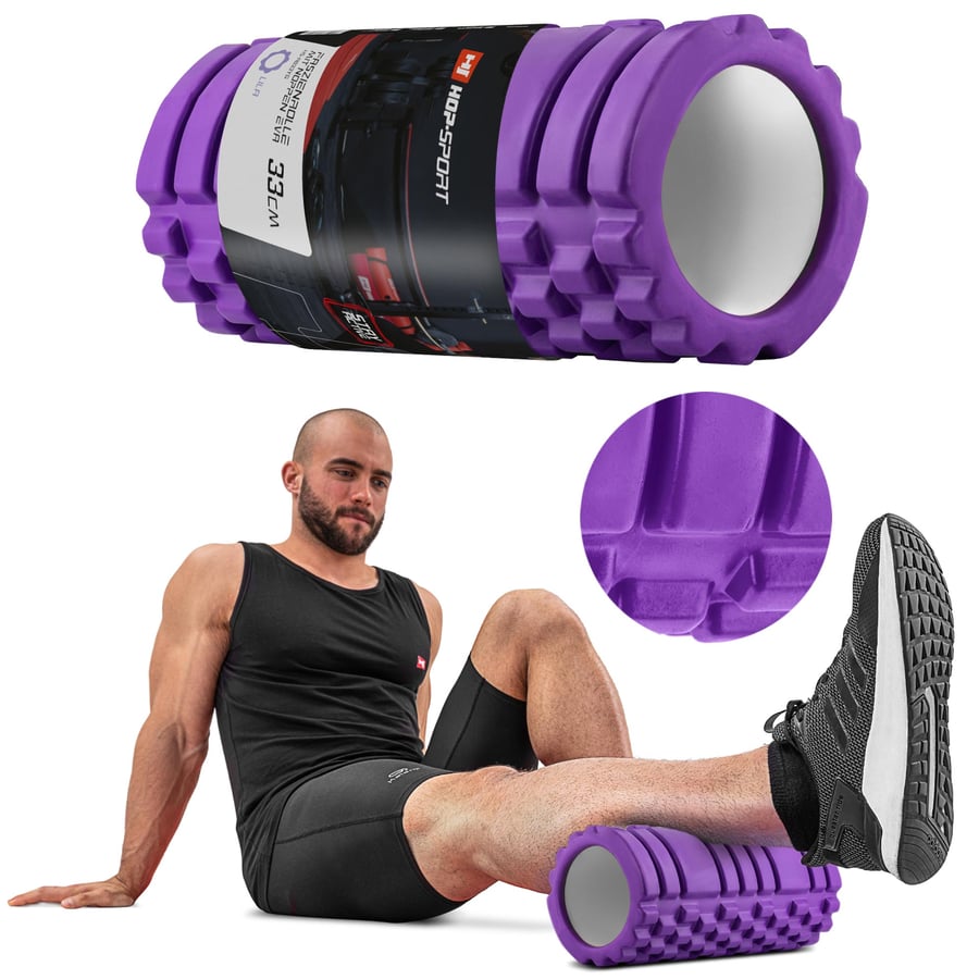 Faszienrolle mit Massagewellen