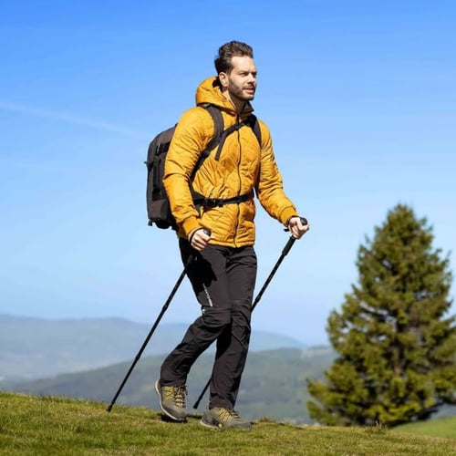 Hoe lopen met wandelstokken