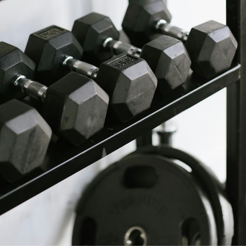set dumbbells set halters