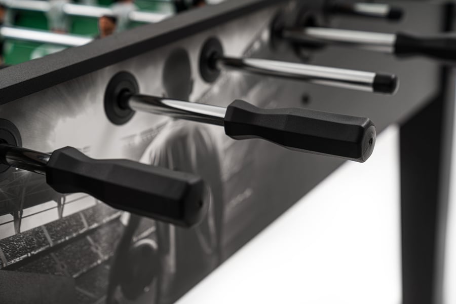 Tischkicker ULTRA- schwarz/weiß