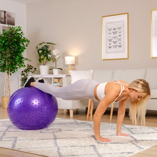 Piłka fitness z wypustkami 65cm