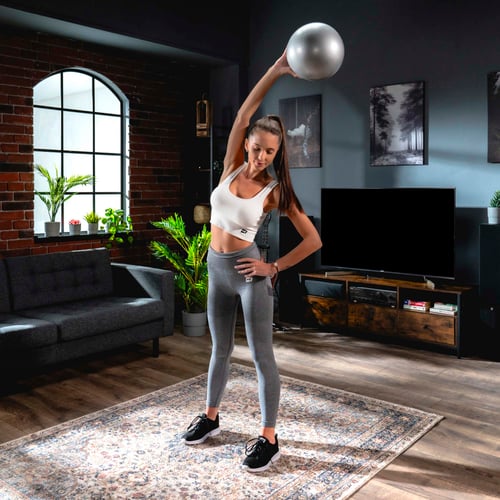 Piłka pilates 25cm HS-025PB cze
