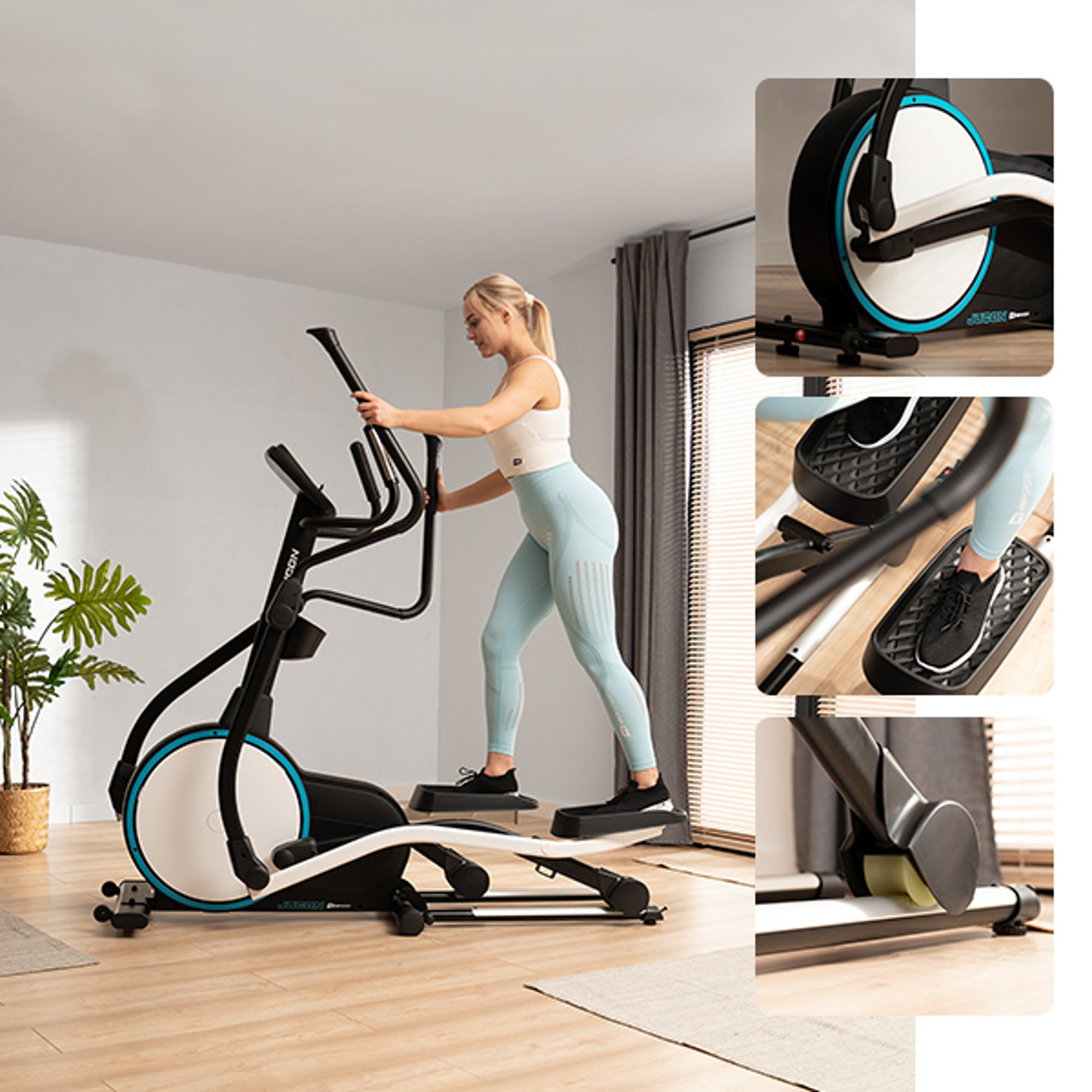 Een modern en functioneel design van de crosstrainer 250CF Jucon