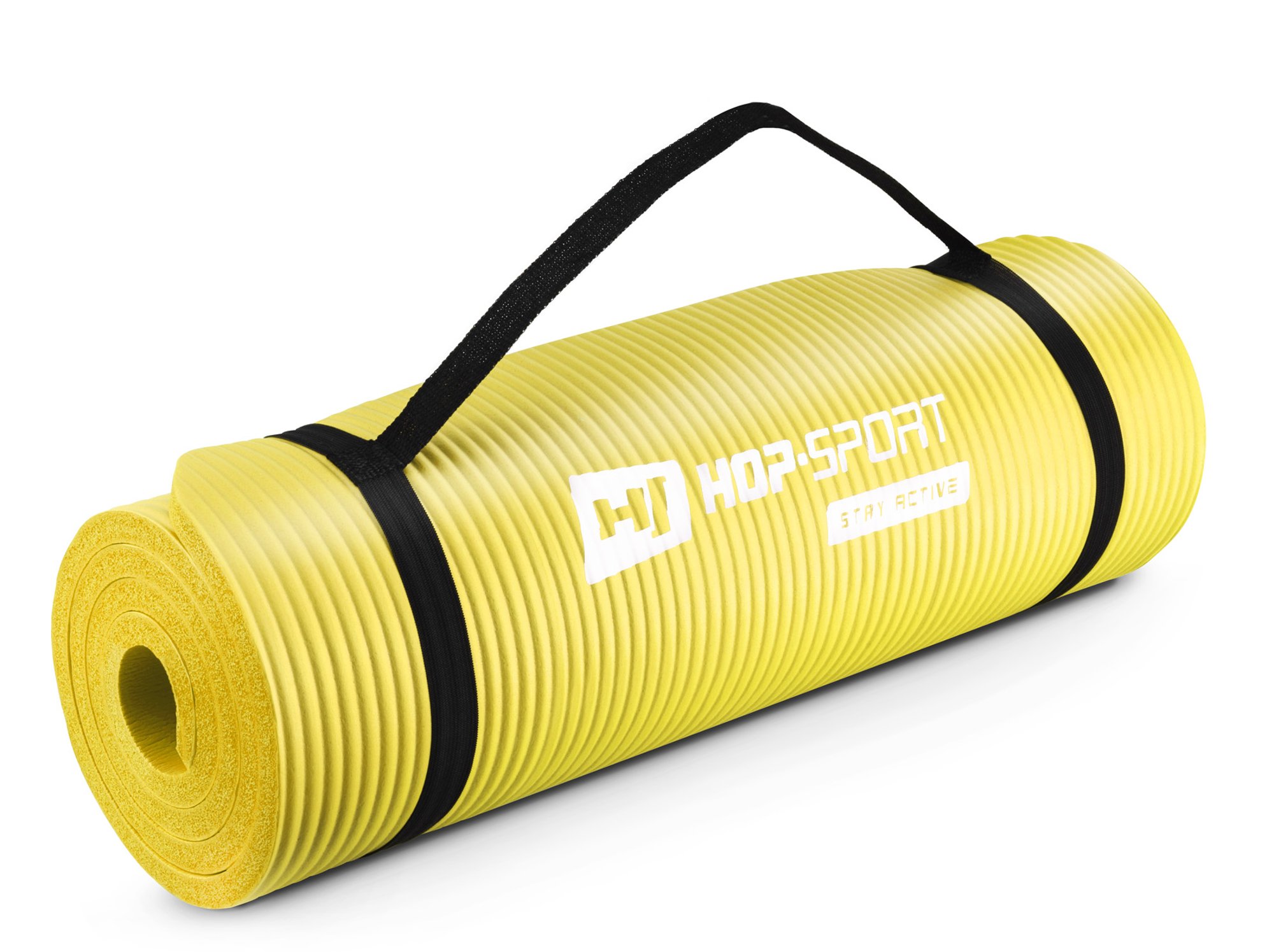 Draagriem mat 1,5 cm geel