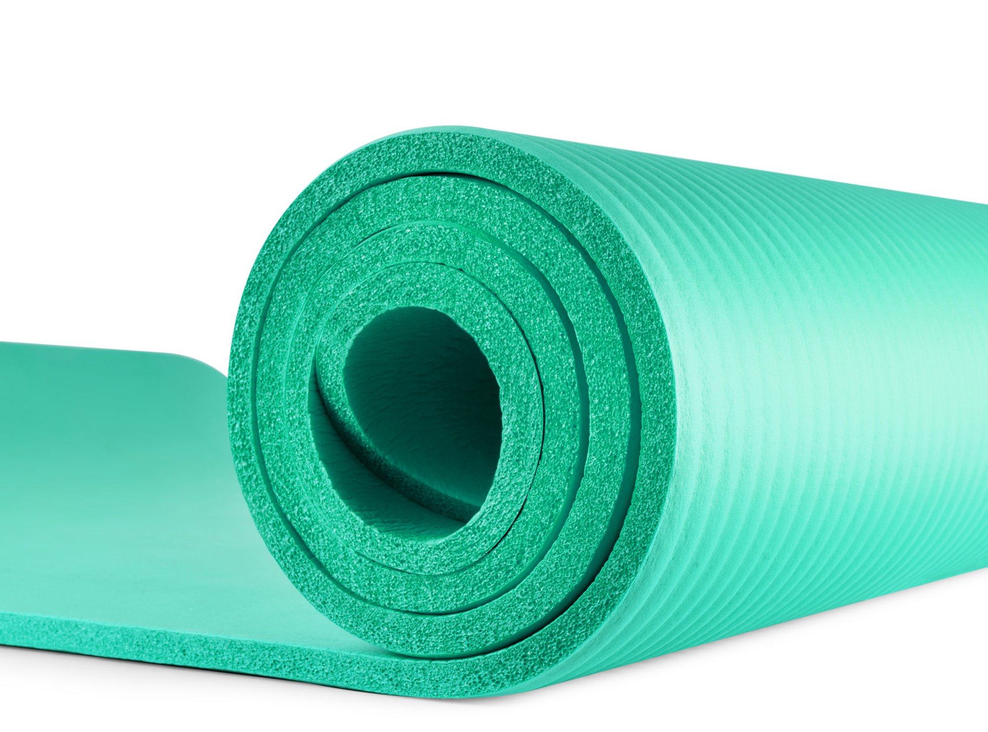 Dikte van de mat 1 cm turquoise