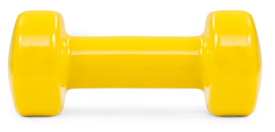 Kurzhantel 2er Set aus Vinyl 2x