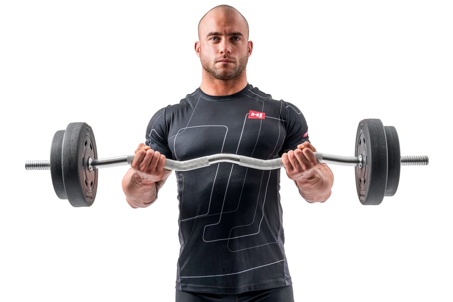 Hantelstangenset mit Langhantel