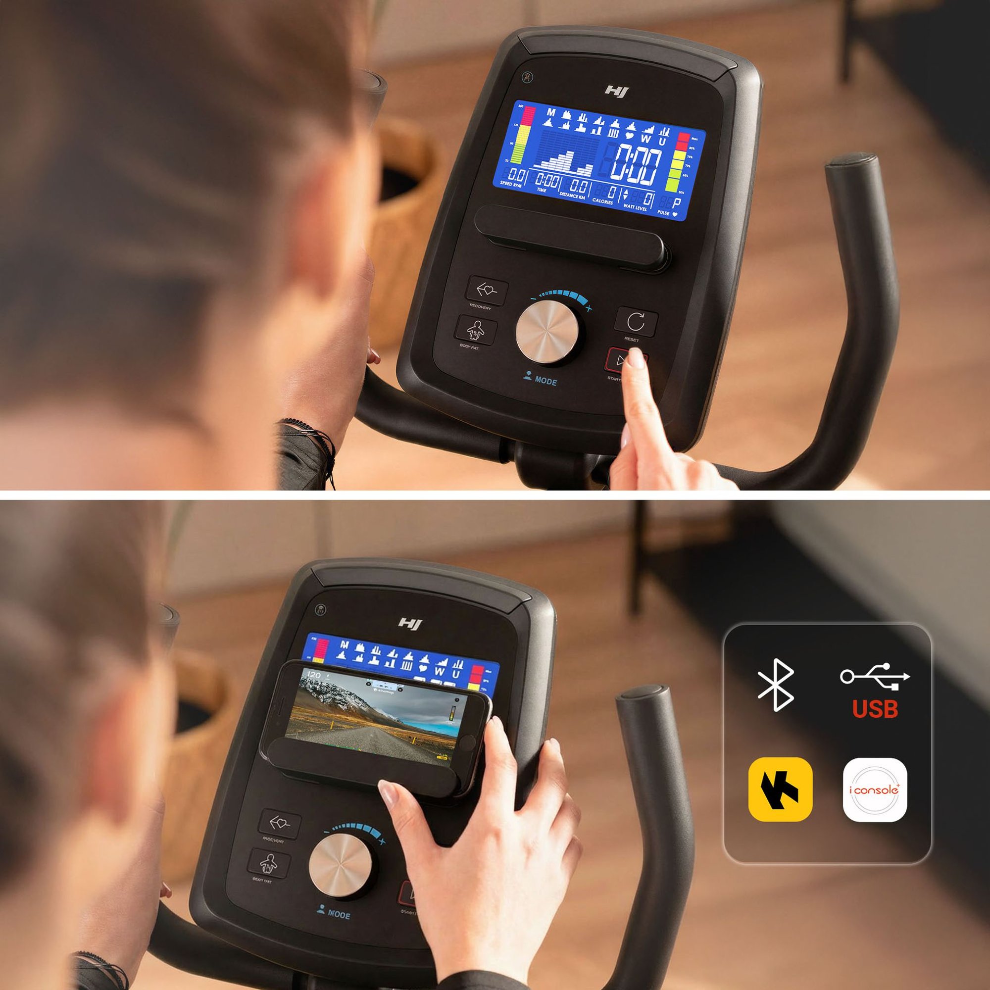 Moderne trainingscomputer