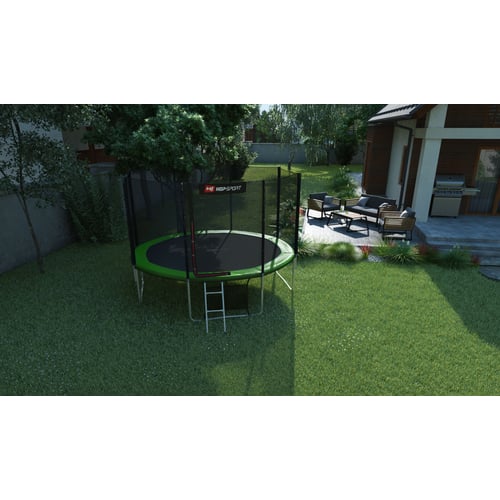 Trampolin HS-12FTA mit Außennet