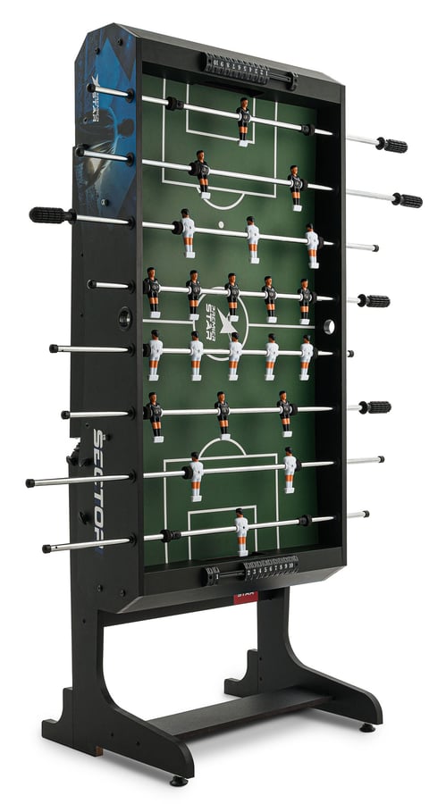 Tischkicker SECTOR- schwarz-wei