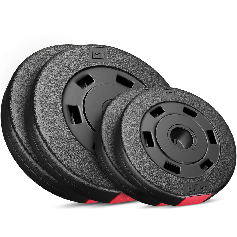 Hantelset 45 kg, SZ-Stange, Lan