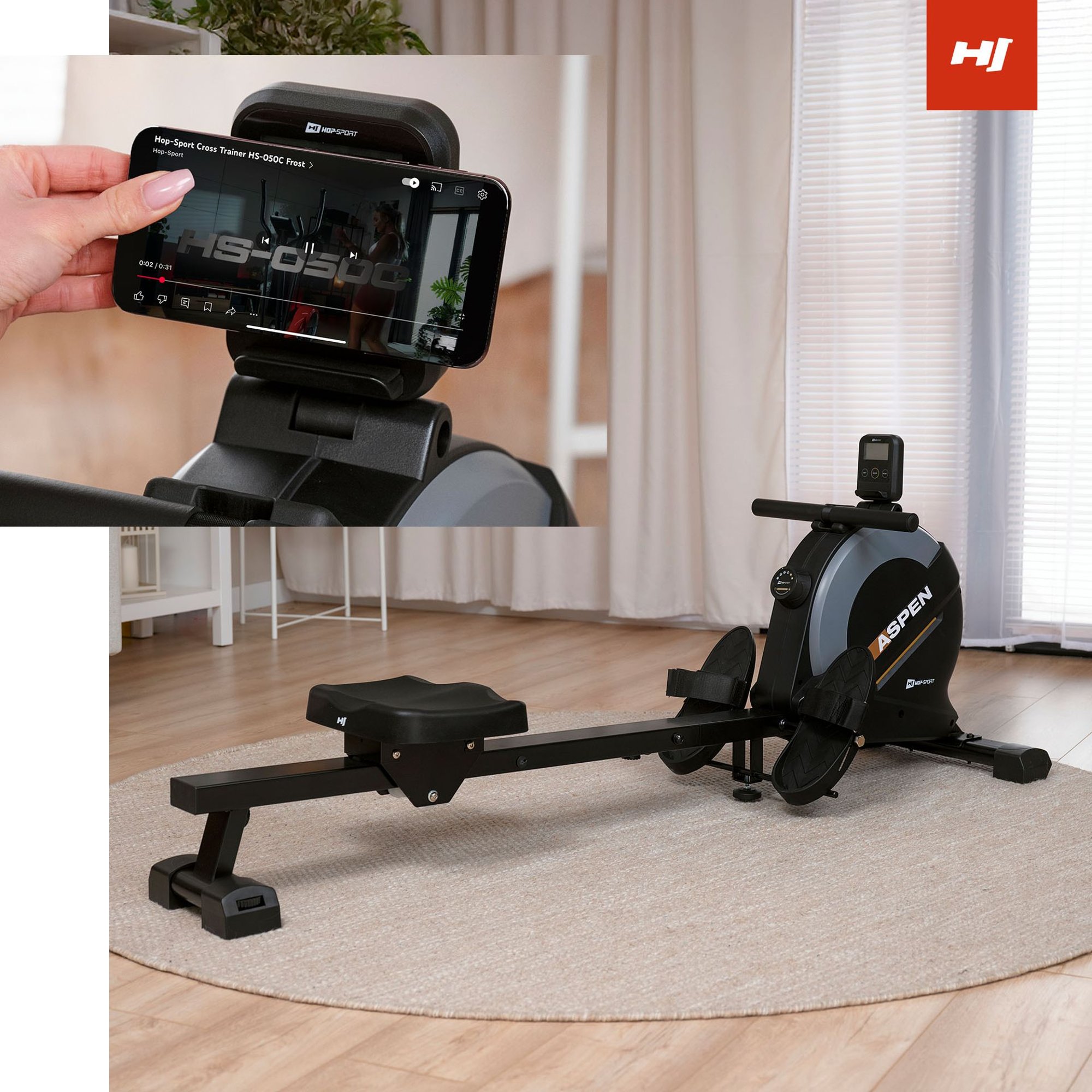 Robuuste constructie en realistische roei-ervaring