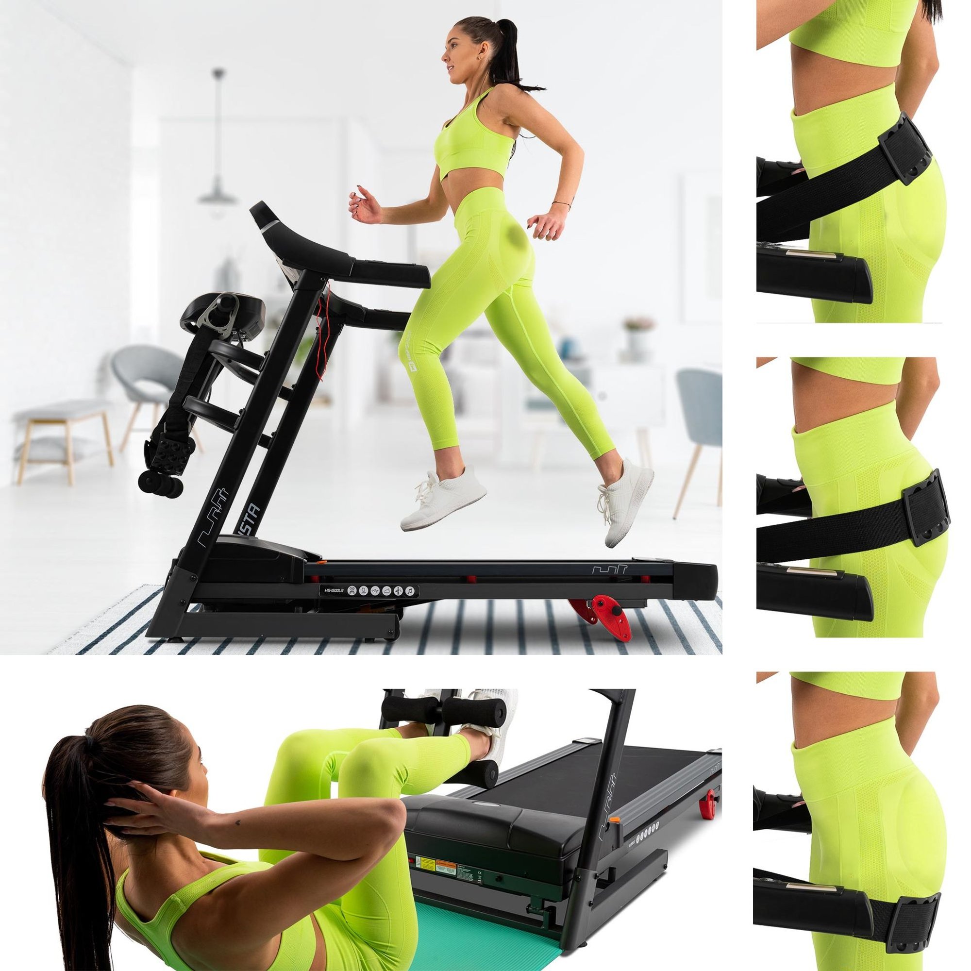 Schokdempersysteem bij loopband HS-1500LB Vista