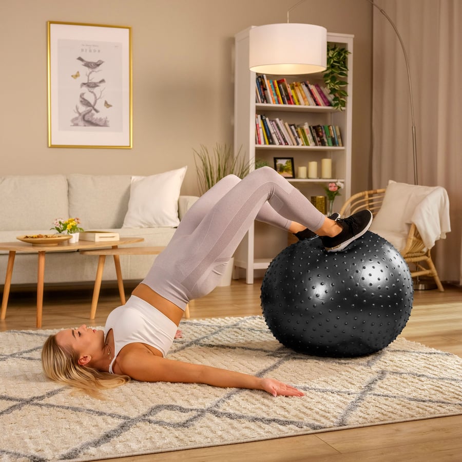 Piłka fitness z wypustkami 65cm